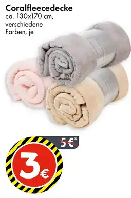 TEDi Coralfleecedecke Angebot