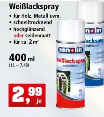 Thomas Philipps Weißlackspray Angebot