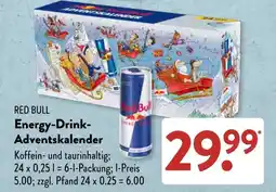 Aldi Süd Red Bull Energy-Drink-Adventskalender Angebot