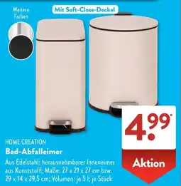 Aldi Süd HOME CREATION Bad-Abfalleimer Angebot