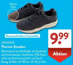 Aldi Süd UP2FASHION Thermo-Sneaker Angebot