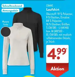 Aldi Süd CRANE Laufshirt Angebot