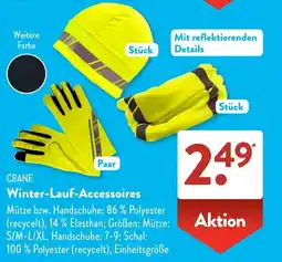 Aldi Süd CRANE Winter-Lauf-Accessoires Angebot
