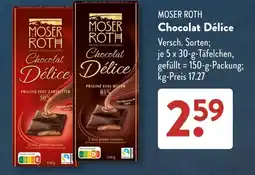 Aldi Süd MOSER ROTH Chocolat Délice Angebot