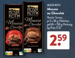 Aldi Süd MOSER ROTH Mousse au Chocolat Angebot