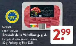 Aldi Süd GOURMET FINEST CUISINE Bresaola della Valtellina g.g.A. Angebot