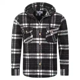 Netto Marken-Discount Rock Creek Hemd Kariertes Hemd mit Kapuze Angebot