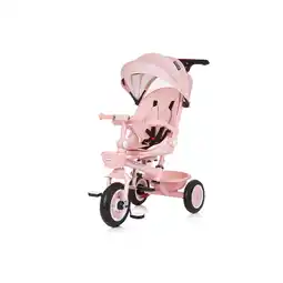 Netto Marken-Discount Chipolino Tricycle Marathon 2 in 1 Dreirad, Sitz umkehrbar, Gummiräder, Dach rosa Angebot