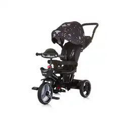 Netto Marken-Discount Chipolino Tricycle Dreirad Be Active 2 in 1 Sitz drehbar Musik Licht drehbar schwarz Angebot
