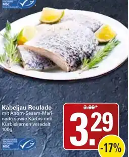 WEZ Kabeljau Roulade Angebot