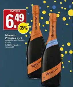 WEZ Mionetto Prosecco DOC Angebot
