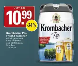 WEZ Krombacher Pils Frische-Fässchen Angebot