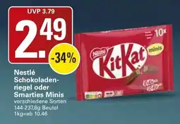WEZ Nestlé KitKat Smarties Minis Angebot
