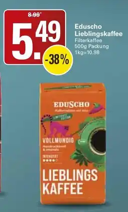 WEZ Eduscho Lieblingskaffee Angebot