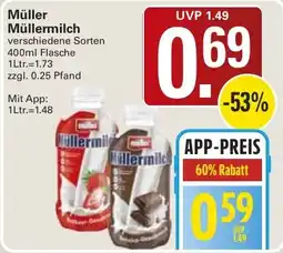 WEZ Müller Müllermilch Angebot