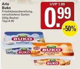 WEZ Arla Buko Frischkäsezubereitung Angebot