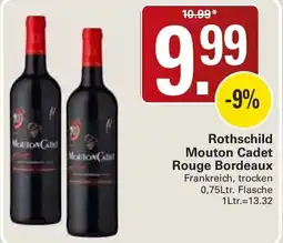WEZ Rothschild Mouton Cadet Rouge Bordeaux Angebot