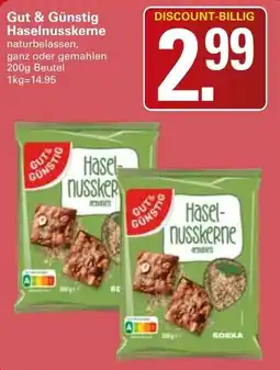 WEZ Gut & Günstig Haselnusskerne Angebot