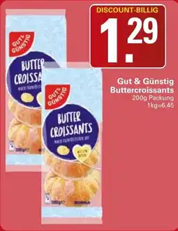 WEZ Gut & Günstig Buttercroissants Angebot