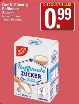 WEZ Gut & Günstig Raffinade Zucker Angebot