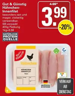 WEZ Gut & Günstig Hähnchen-Innenfilet Angebot
