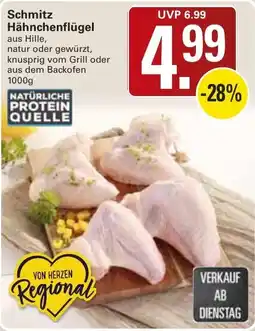 WEZ Schmitz Hähnchenflügel Angebot