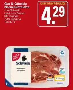 WEZ Gut & Günstig Nackenkoteletts vom Schwein Angebot