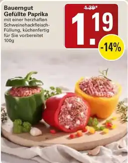 WEZ Bauerngut Gefüllte Paprika Angebot