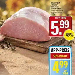 WEZ Bauerngut Frischer Schweinelachsbraten Angebot