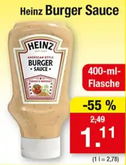 Zimmermann Heinz Burger Sauce Angebot