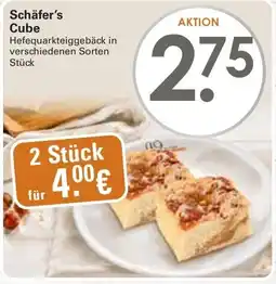 WEZ Schäfer's Cube Hefequarkteiggebäck Angebot