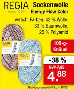Zimmermann REGIA Sockenwolle Energy Flow Color Angebot