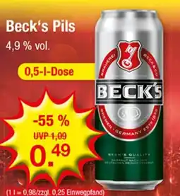 Zimmermann Beck's Pils Angebot