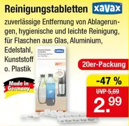 Zimmermann Reinigungstabletten xavax Angebot