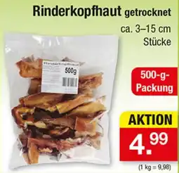 Zimmermann Rinderkopfhaut getrocknet Angebot