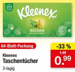 Zimmermann Kleenex Taschentücher Angebot