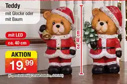 Zimmermann Teddy mit Glocke oder mit Baum Angebot