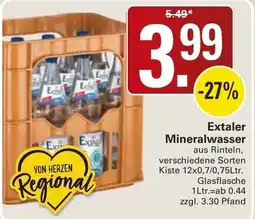 WEZ Extaler Mineralwasser Angebot