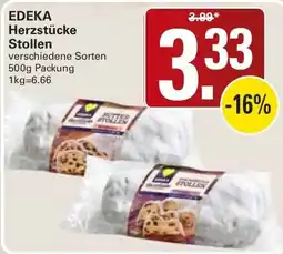 WEZ EDEKA Herzstücke Stollen Angebot