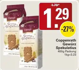 WEZ Coppennrath Gewürz Spekulatius Angebot