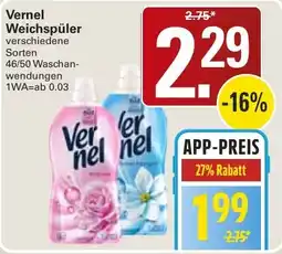 WEZ Vernel Weichspüler Angebot