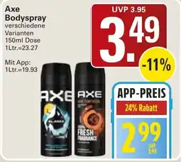 WEZ Axe Bodyspray Angebot