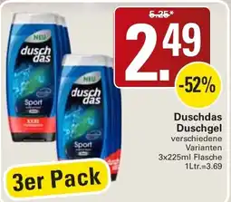 WEZ Duschdas Duschgel Angebot