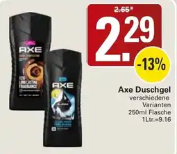 WEZ Axe Duschgel Angebot