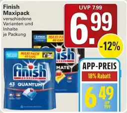 WEZ Finish Maxipack Angebot