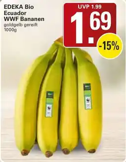 WEZ EDEKA Bio Ecuador WWF Bananen Angebot