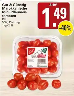 WEZ Gut & Günstig Marokkanische Mini-Pflaumentomaten Angebot