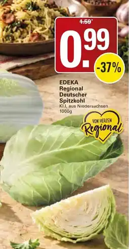 WEZ EDEKA Deutscher Spitzkohl Angebot