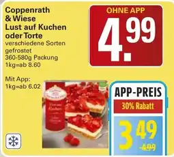 WEZ Coppenrath & Wiese Lust auf Kuchen oder Torte Angebot