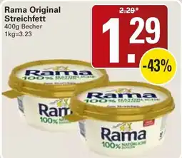 WEZ Rama Original Streichfett Angebot